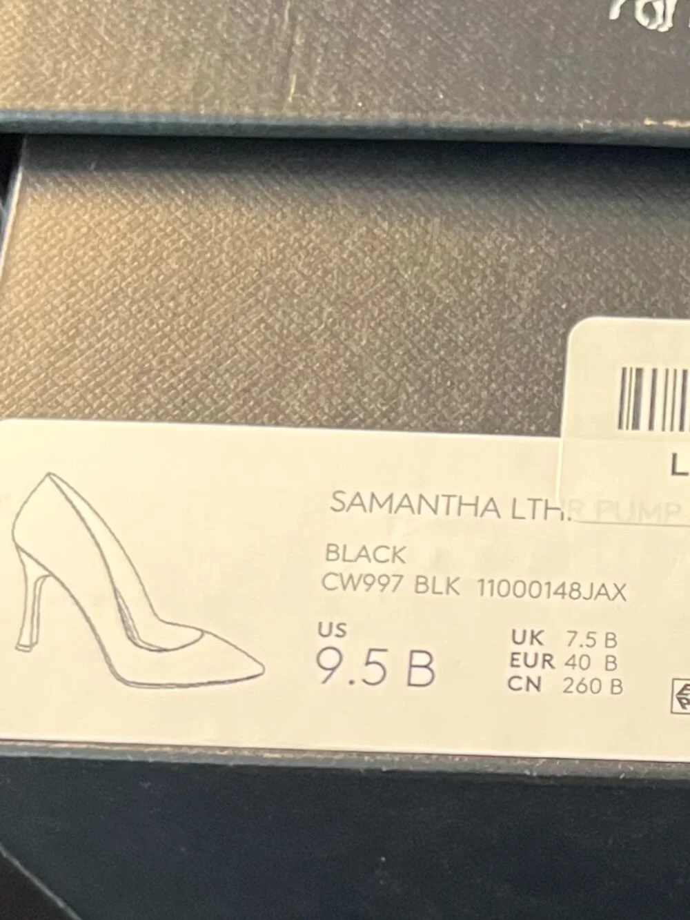 Coach Samantha Leather Pump NIB 9.5